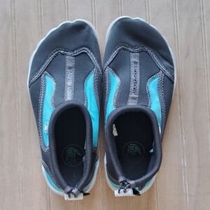 Body Glove Aqua Water Shoes Unisex Kids Size 5 Gray & Aqua Blue Youth Barefoot